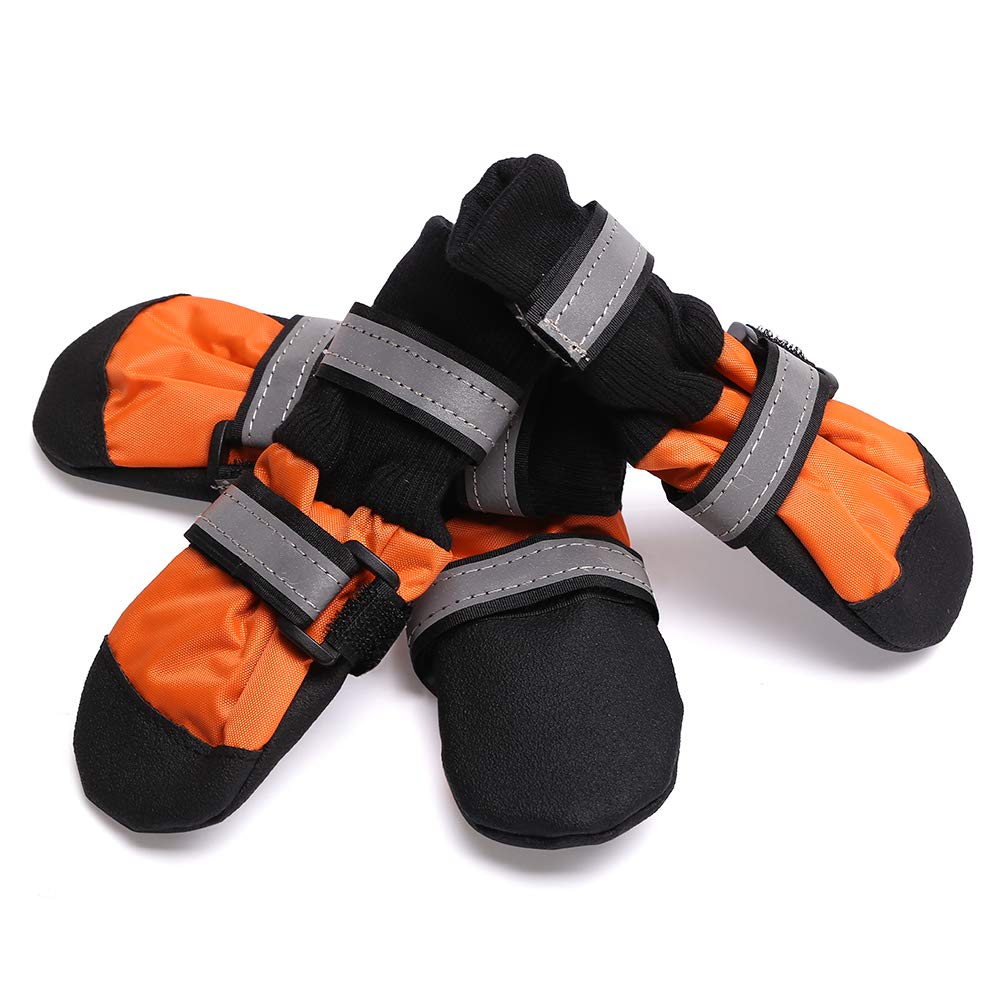 TFENG Dog Boots Paw Protector Stop Licking Wound Protection Dog Shoes