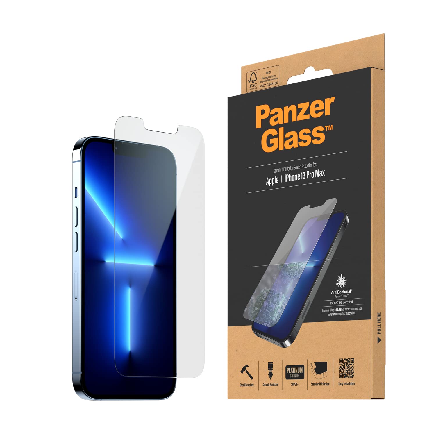 PanzerGlass™ Screen Protector for iPhone 13 Pro Max 2021 6.7 Inch Case Friendly