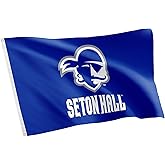 Desert Cactus Seton Hall University SHU Flag - 3 x 5 Feet Pirates Banner, Indoor/Outdoor Durable Fabric, 100% Polyester Design (Style 1a)