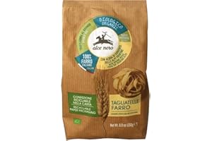 Alce Nero Organic Tagliatelle Farro Pasta, 250 G (2 Pack), 1.1 Pound (pack Of 2)