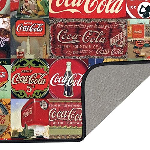Dish Drying Mats for Kitchen Coca Cola Dishes Drying Mats Reversible Heat Resistant Super