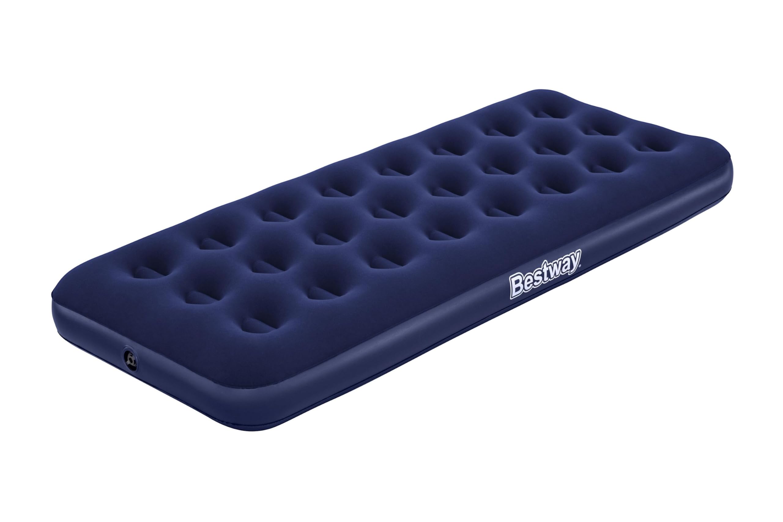 Bestway Single Size Air Bed | Inflatable Outdoor, Indoor Airbed for Camping, Air Mattress, Blue