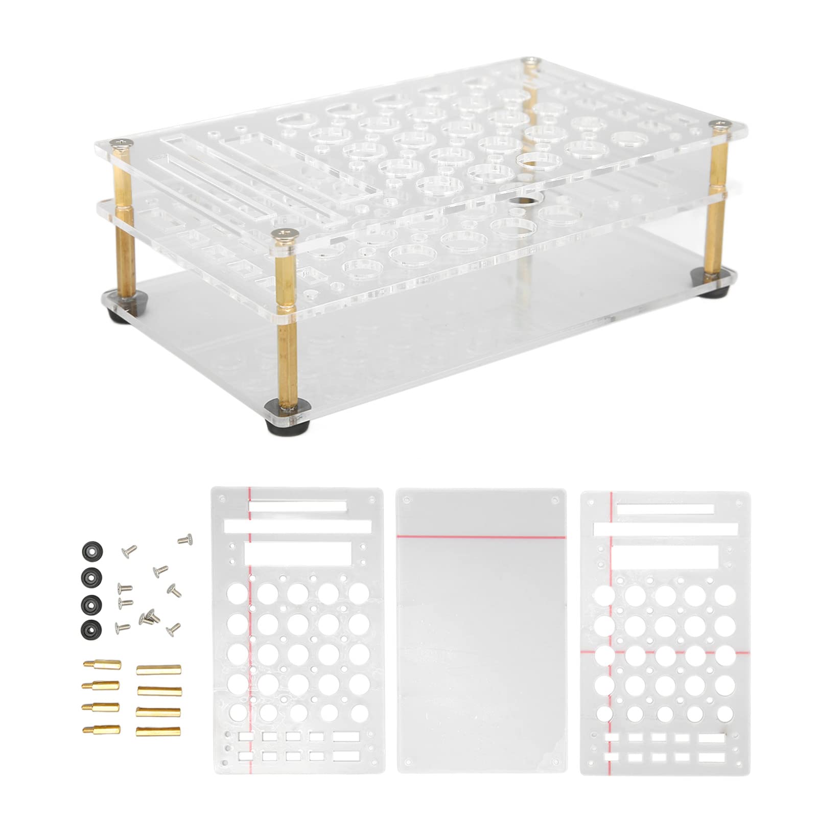 Screwdriver Rack, M61 B Acrylic Screwdriver Organizers Multifunction Maintenance Tool Storage Rack for Screwdrivers, Chip pickers, Tweezers, Mobile Phones