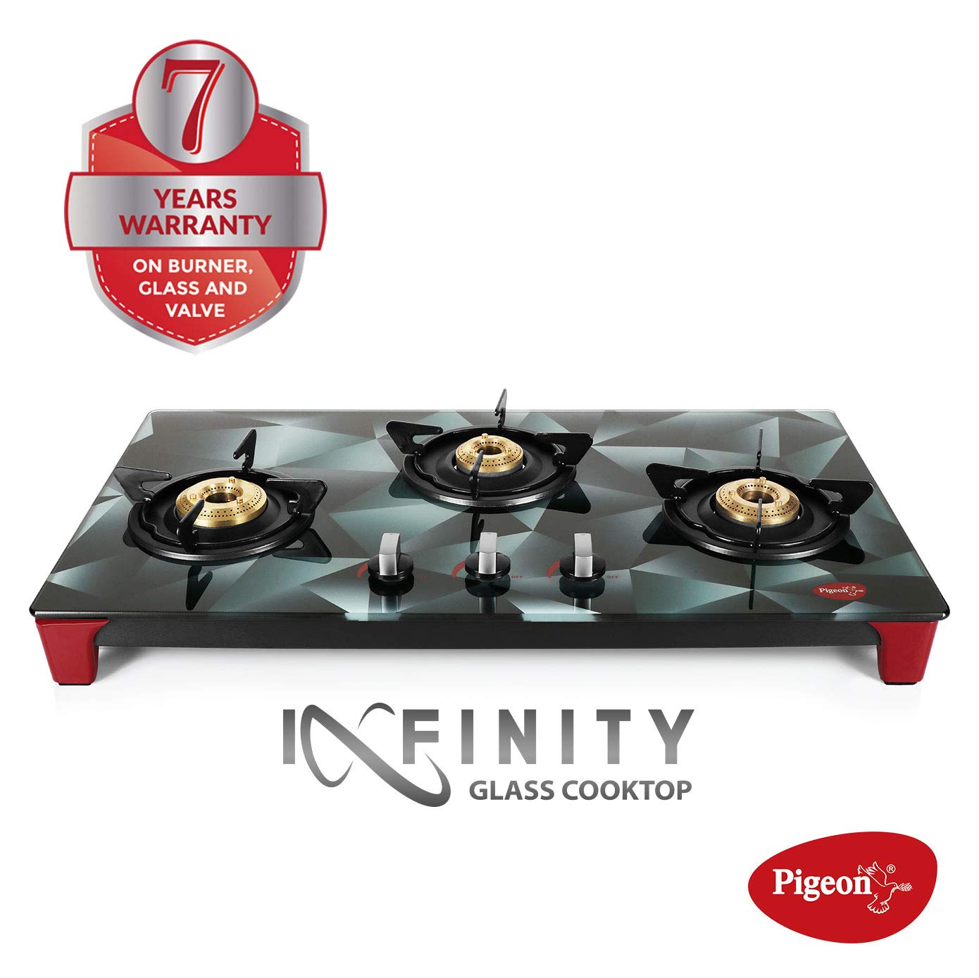 Buy Pigeon by Stovekraft Infinity Stealth 3 High Powered Brass Burner
