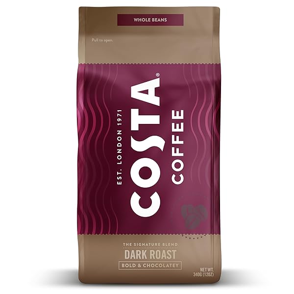 COSTA COFFEE WHOLE BEAN COFFEE, SIGNATURE BLEND DARK...