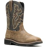 Wolverine mens Rancher Pull-on Steel-toe Work Wellington