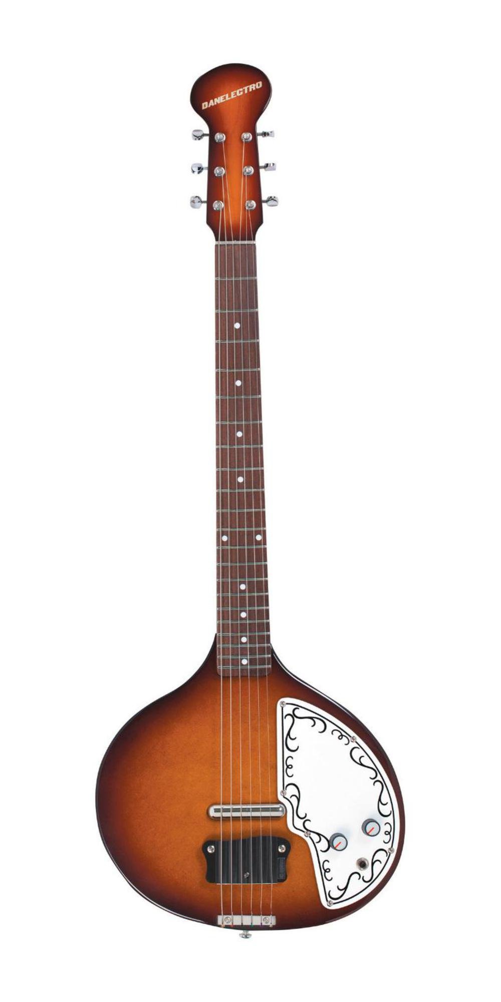 Danelectro Baby Sitar Electric Tobacco Sunburst New In Box Authorized