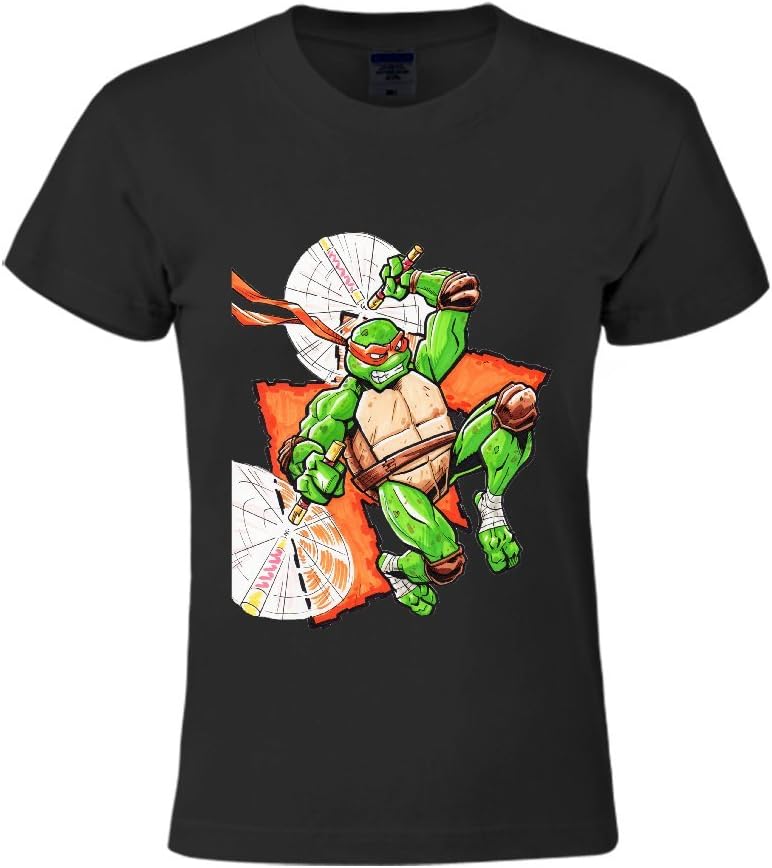 XPing Teenage Mutant Ninja Turtles Adventures Cotton Fashion T Shirt for Womens