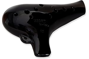 NIGHT by-Noble Plastic Ocarina Alto C (Black)