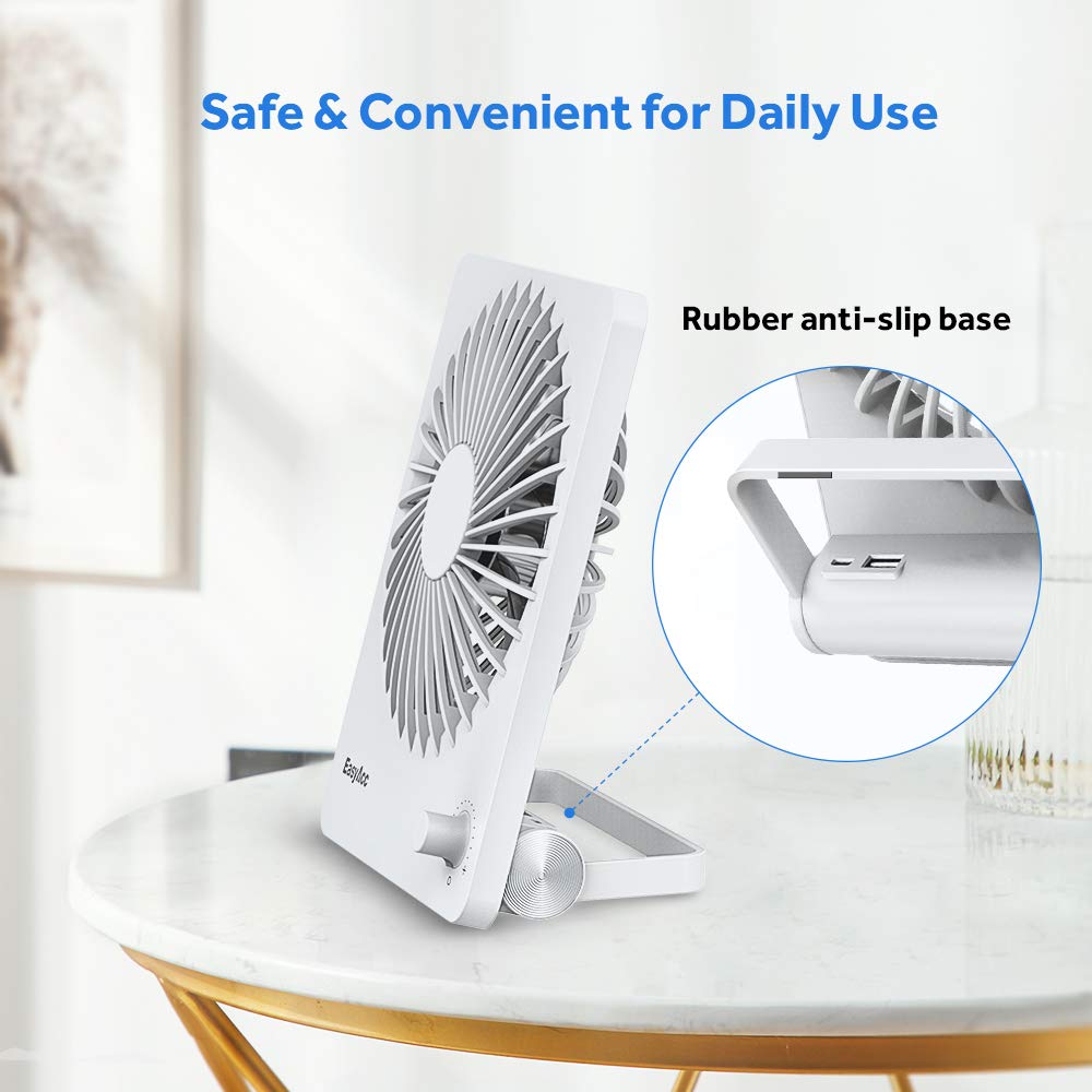 EasyAcc Ventilatori USB 120mm Con Tappetini Antiurto+Gancio | FindTheDeal