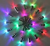 H.Q. Dynamics Pack of 24 Color Changing Mini Blinking LED Party Lights for Balloons Paper Lantern Lights Birthday Party Floral Wedding Halloween Christmas Decoration Submersible Waterproof Party Supplies Fairy Lights Party Decorations Centerpieces (24 pcs)