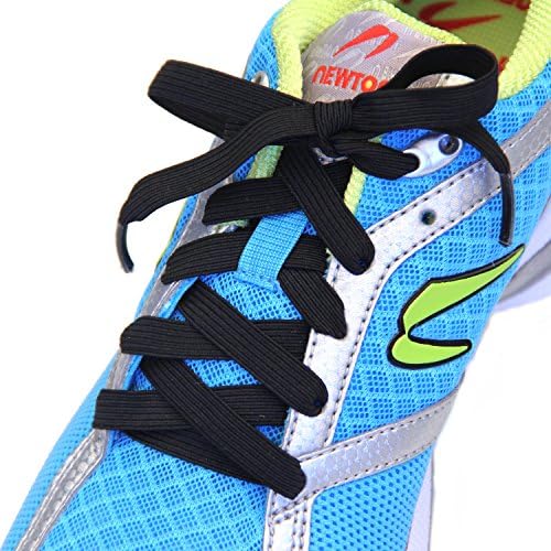 Slack Laces - Flat Elastic Shoe Laces for Athletes and Casual Wear - No Lace Lock, No Re-Tie