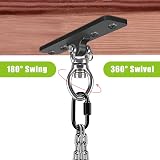 BeneLabel Swing Hanger 4-Hole Ceiling Hook 360 Swivel 900lb Mount Kit view 5