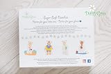 DaisyGro Bamboo Hooded Towel 90x90cm Baby Kids Poncho Gift Box UK view 9