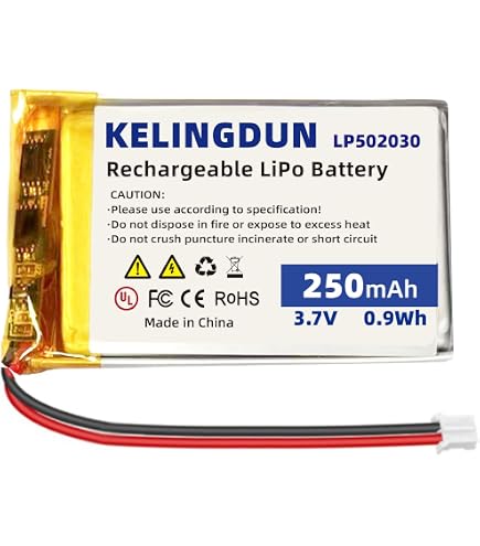 Batería De Polímero De Iones Li 3,7 V 300mah(650) - Alibaba