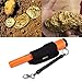 PiscatorZone Metal Detector Portable Handheld GP-Pointer Treasure Finder with High Sensitivity for Locating Gold, Coin,Silver,Jewelry  (Orange)