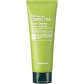 TONYMOLY The Chok Chok Green Tea Foaming Facial Cleanser for Women & Men, Hydrating Face Cleanser, Korean Skincare, Green Tea Face Wash