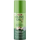 ORS Olive Oil Nourishing Sheen Spray with Coconut Oil for Restorative Shine 2 Ounces - Travel Size