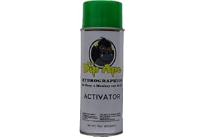 DIP APE HYDROGRAPHIC FILM ACTIVATOR Hydrographic Film Activator - DIP APE Super Sized 16 Oz Aerosol Spray Can Hydro Graphic Water Transfer Activator Hydro Dip Dipping