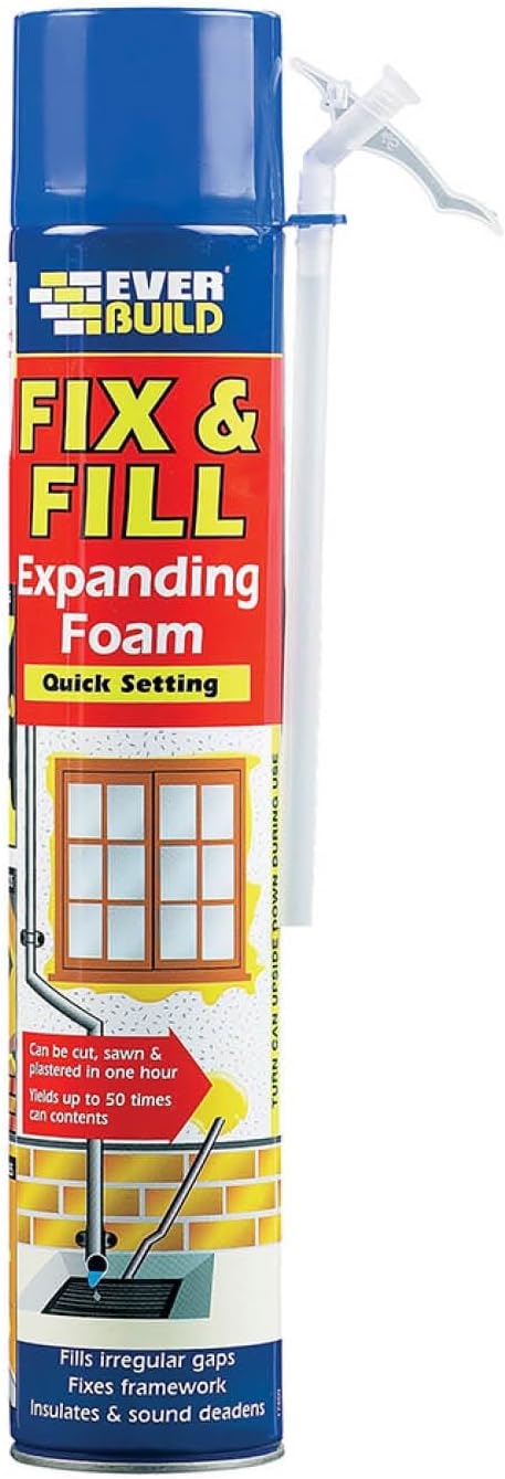 Everbuild Fix and Fill Quick Setting Expanding Foam 750 ml