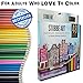 Adult Coloring Pencils by STOBBE ART 48 Colored Drawing Pencils Set & FREE Download Coloring Book!