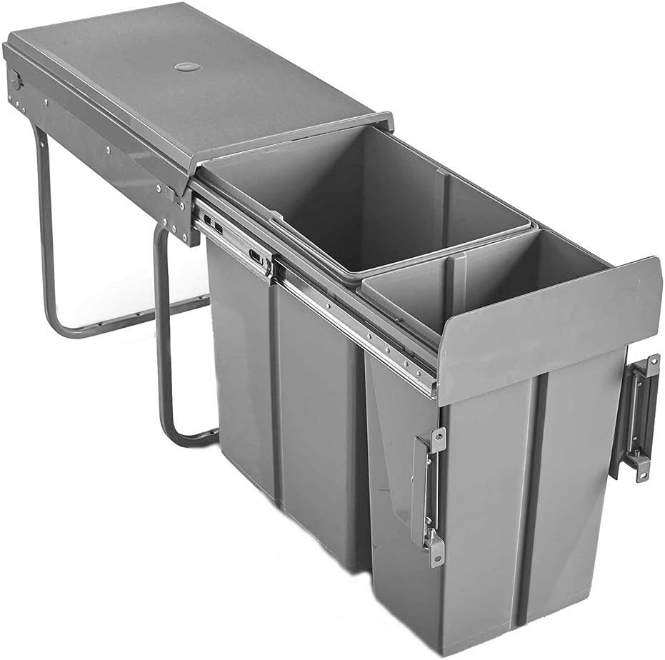 Amazon.com: CY&WIN Indoor Dustbins Kitchen Trash | 15L Waste Capacity 2