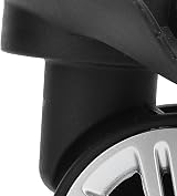 Les-Theresa Suitcase Wheels 1 Pair Double Row Spinner Luggage Replacement view 8