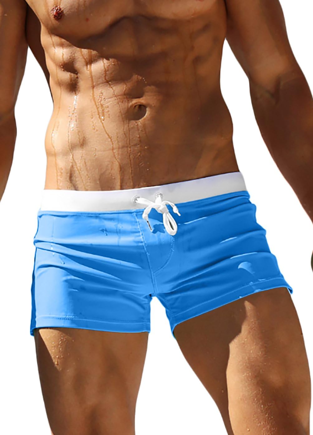 OUOMens Swimming Trunks Briefs Underwear Swimwear Pants Shorts Slim Wear