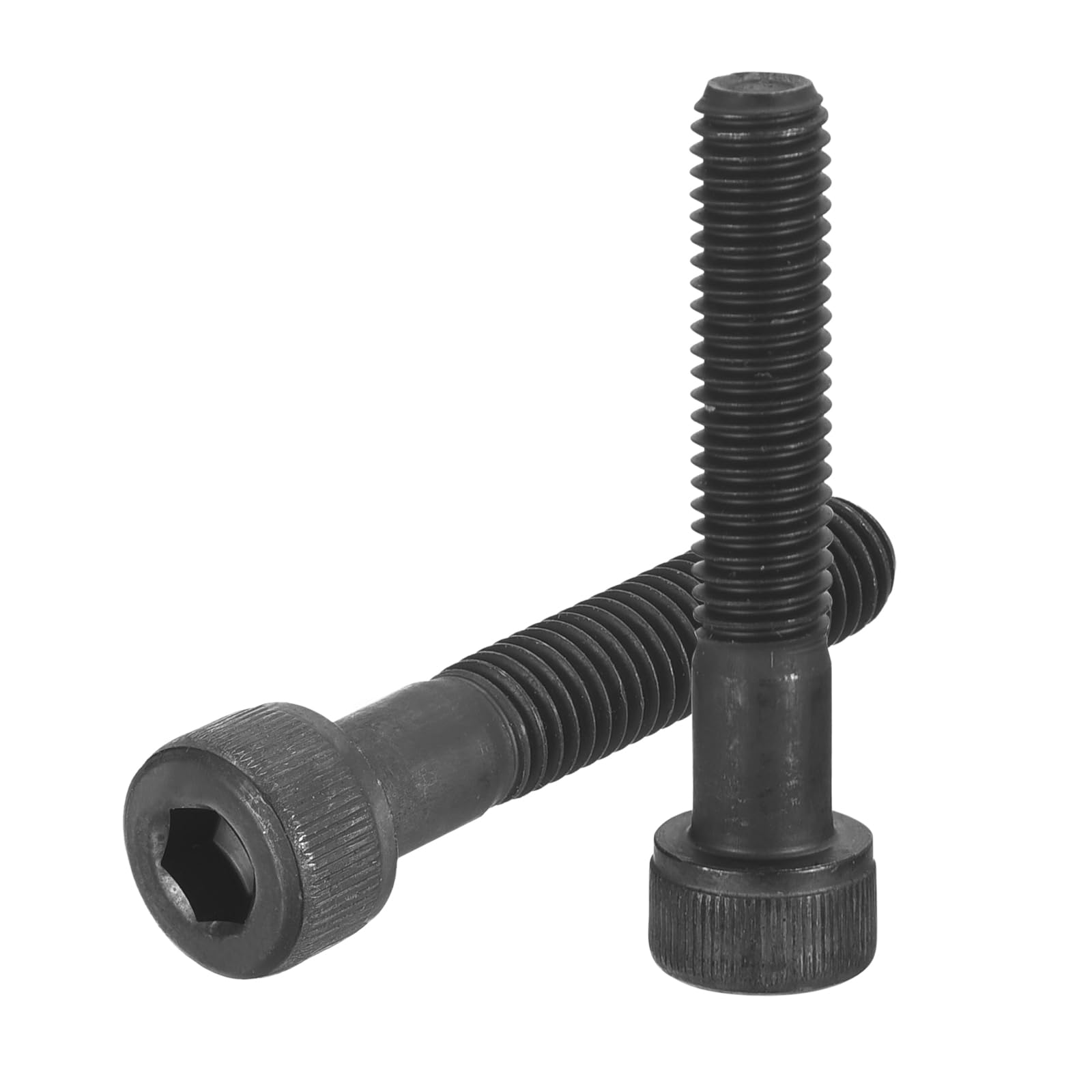 uxcell Hex Socket Bolts (M8-1.25x40), Grade 12.9 Carbon Steel Hex Socket Drive Screws, Black, 40 Pcs โ image 1
