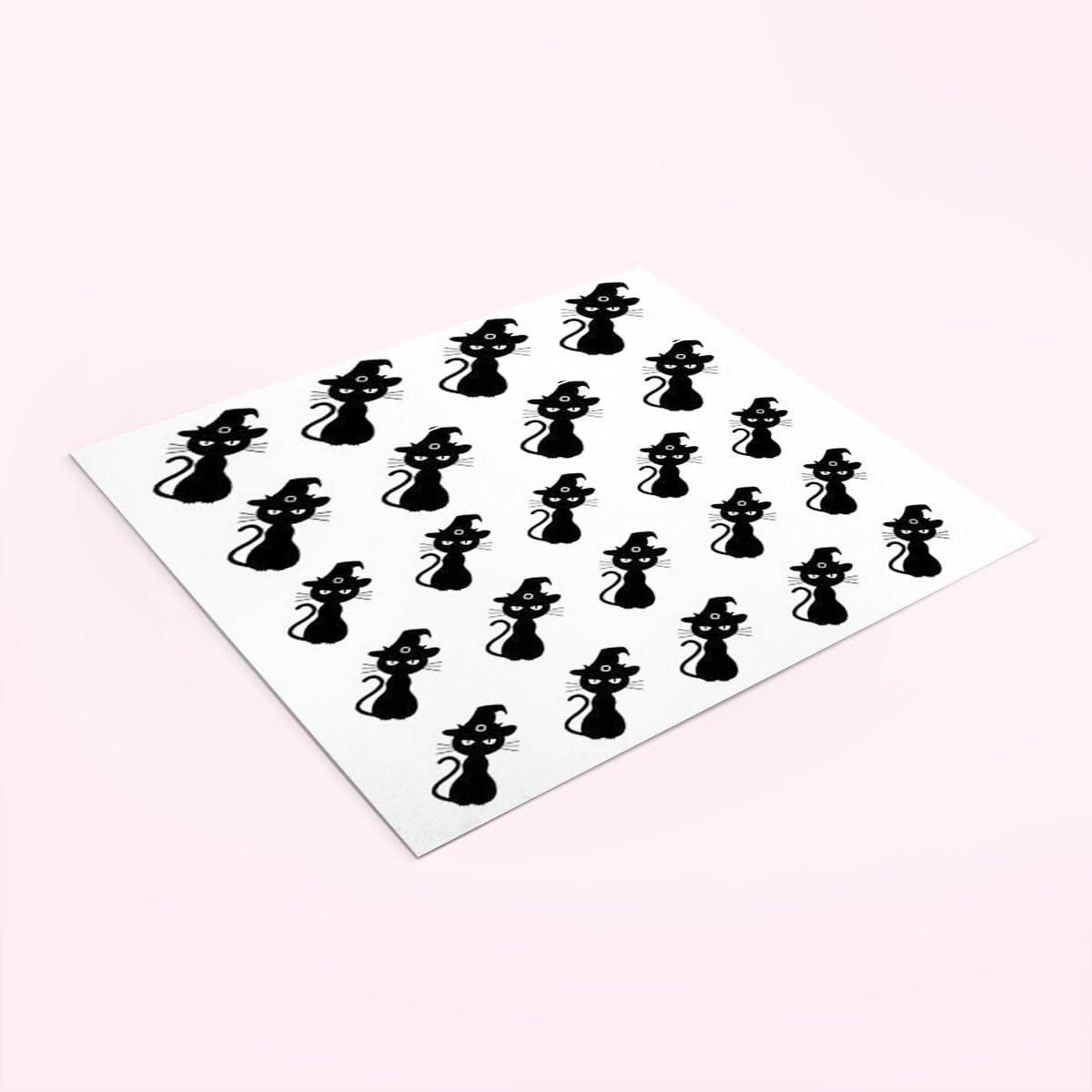 Halloween Witches Cat - Nail Decals by YRNails