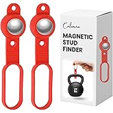 Calvana 2 Pack Magnetic Stud Finder - 27 lbs of Pull Power Stud Ball, Detects Nails, Screws, and Metal, Through 5/8" Drywall, Wood or 3/4" Plywood Paneling, No Batteries Required, 52300