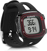 kwmobile Silicone Strap for Garmin Forerunner 10 15 L Size Black Replacement view 1