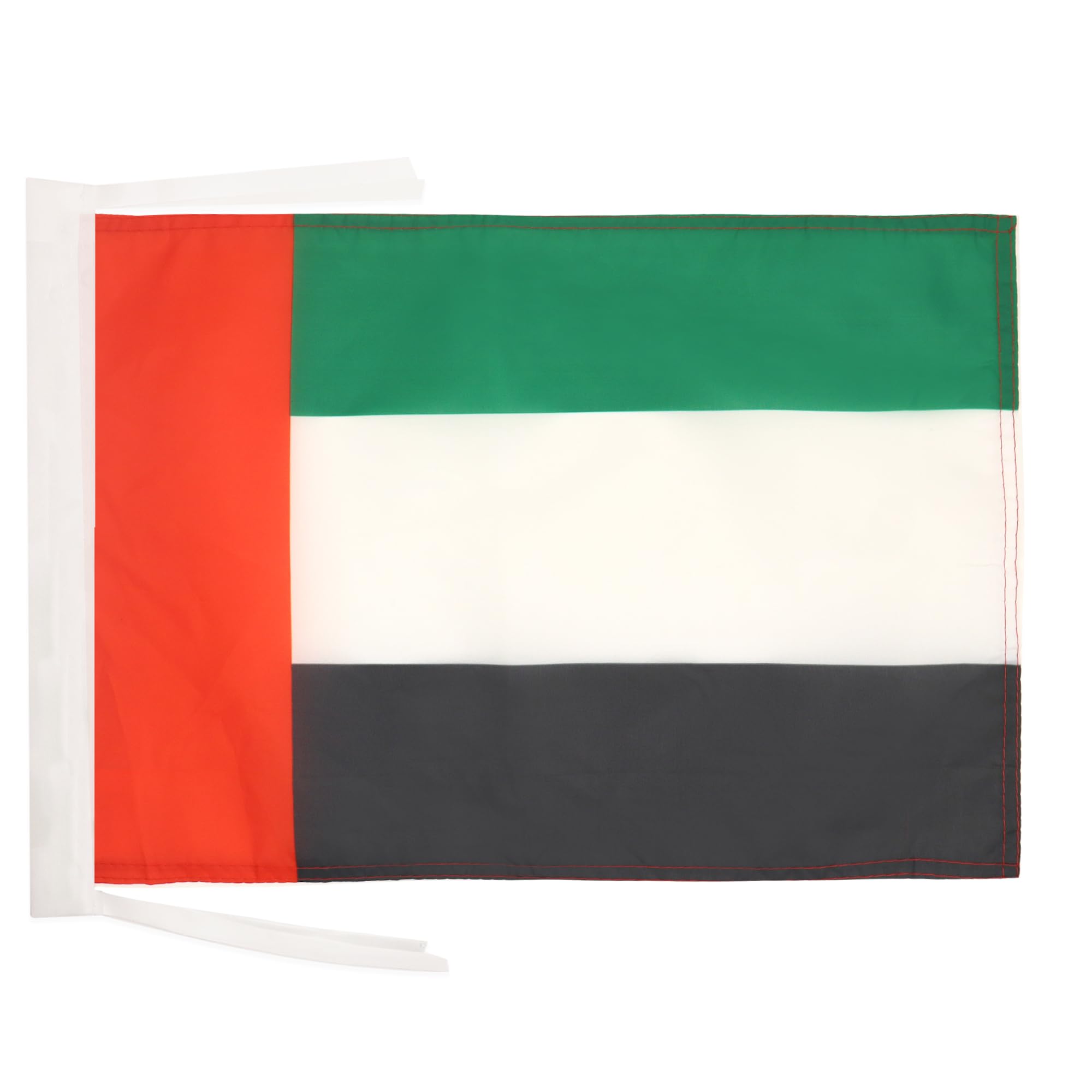 AZ FLAG - Fujaïrah Flag - 18'' x 12'' - 100% Polyester UAE Emirate of Fujaïrah Small Banner with Two Cords - Fade Resistant - Vivid Colors - 18x12 in - 45x30 Cm