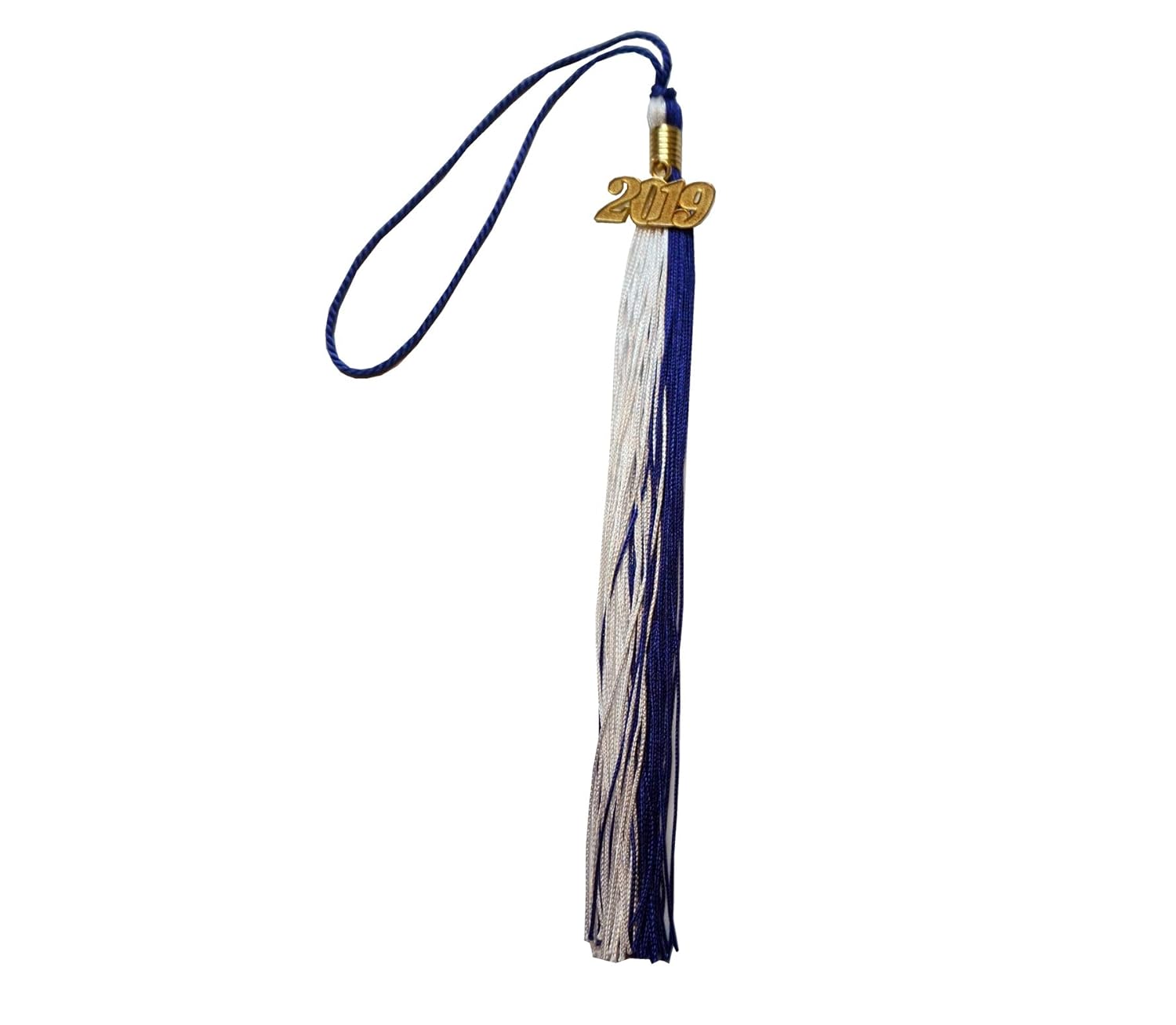 Graduation Tassel With 2019 Year Charm Grad Days(Royal Blue/White)