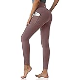 Desol 25”/28” Yoga Leggings with Pockets for Women, High Waisted Workout Pants, Tummy Control Butt Lifting