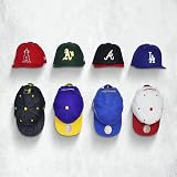 EACHPT Adhesive Hat Hooks 10Pcs Wall Mounted Minimalist Cap Display Rack view 4