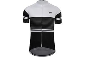 Coconut Ropamo CR Mens Cycling Jersey Short Sleeve Road Bike Shirt with 3+1 Zipper Pockets Breathable Quick Dry