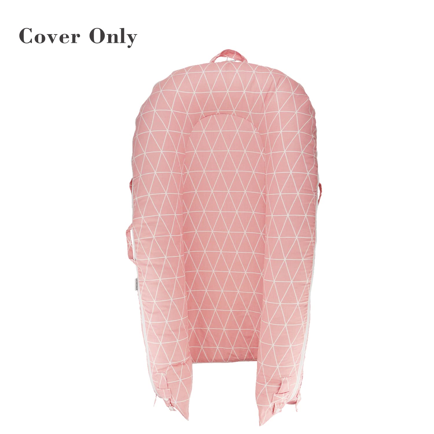 Newborn Lounger Cover for DockATot Deluxe, 100% Cotton Cover for Dock A Tot (Pink)