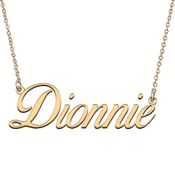 HUAN XUN Customized Custom Simple Any Name Necklace