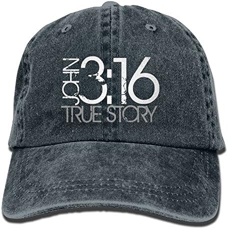 jiao87 John True Story Christian Men & Women Retro Adjustable Plain Cap Dad Trucker Hat