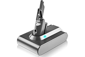 BOETPCR Upgraded 7000mAh V7 21.6V Lithium ion Replacement for V7 Battery 7.0Ah 21.6 Volt Compatible with SV11 Motorhead Trigger HEPA Car+Boat Absolute Fluffy Handheld Vacuum Cleaner Power Tools (V7 sliver)