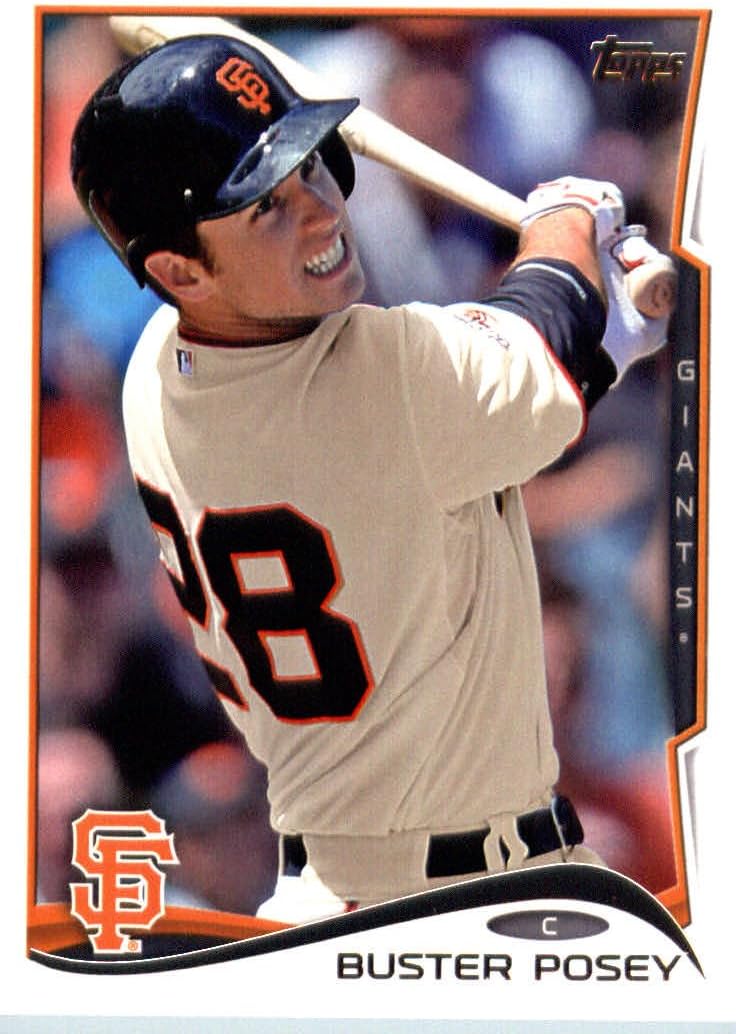 2014 Topps Baseball Card 50 Buster Posey Collectibles