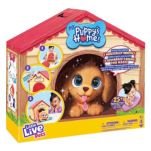 Little Live Pets My Puppy's Home Interactive Plush Toy Puppy & Kennel