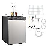 VEVOR Beer Kegerator, Dual Tap Home Draft Beer
