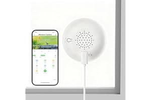 2K Window Camera, WiFi Indoor Camera for Home Security with Starlight Night Vision, 24/7 Recording, 6.5 Ft 2 Meters Long Cabl