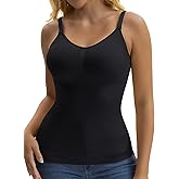 JOYSHAPER Women's Shapewear Tops Padded Bra Shapewear Tank Cami Shaper Compression Tank Tops Tummy Control Camisole