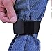 Hook & Loop Ankle Blousing Garter by Mt. Sun Gear Black Trousers Straps for Hiking, Cycling, Waders, Fly Fishing, Hunting, Gardening, Outdoor and Military Uniforms. (2 inches, Black)