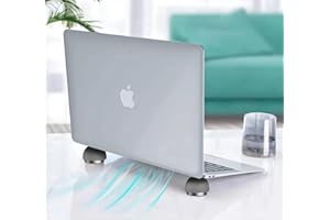 COPORA Laptop Cooling Pad,Portable Magnetic Laptop Cooling Stand Laptop Computer Small Invisible Cooler Ball (Dark Grey)