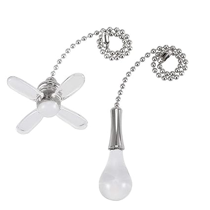 Penck Ceiling Light Fan Pull Chains Ornaments Gorgeous Glass Clear