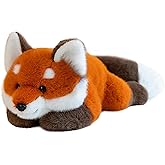 chilsoby Fox Weighted Stuffed Animal Plush, Cute Weighted Plush Animal Super Soft Hugging Pillow Plushie Toy for Kids & Adults Birthday Gifts (Fox, 17.7 inch)